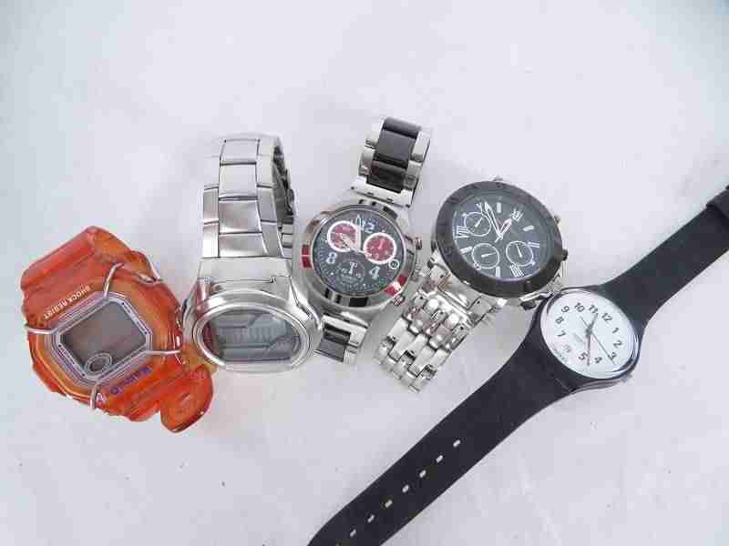 1円 ジャンク品 カシオ スウォッチ他 腕時計 大量セット BY358