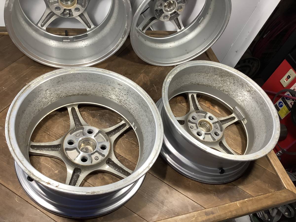 TOYOTA トヨタ　MR-S 15インチ 6J+45 2本　6.5J+45 2本 PCD100 4穴 ハブ径54mm 4本 ZZW30 純正ホイール　_10