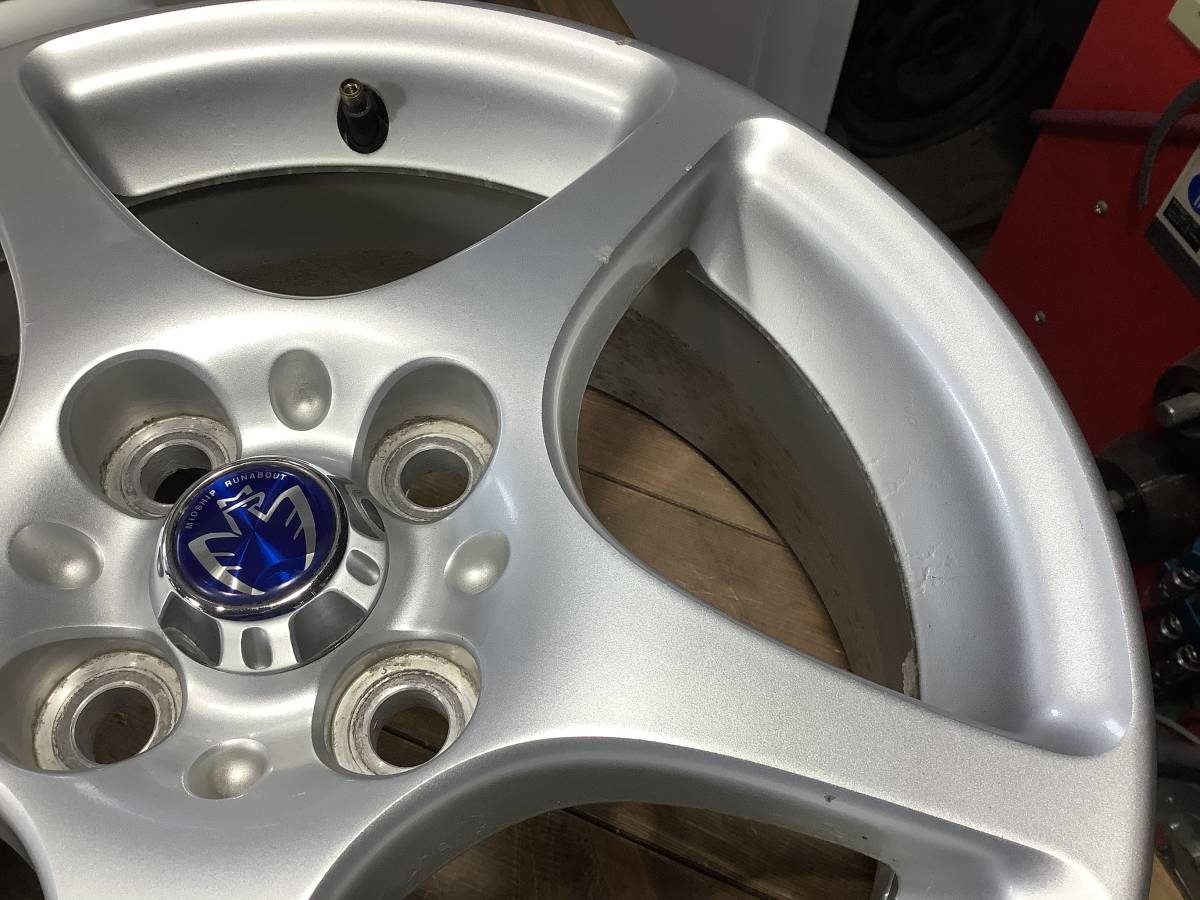 TOYOTA トヨタ　MR-S 15インチ 6J+45 2本　6.5J+45 2本 PCD100 4穴 ハブ径54mm 4本 ZZW30 純正ホイール　_8