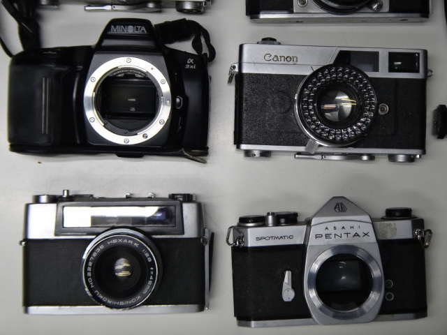 ジャンクフィルムカメラレンズまとめて　canon nikon MINOLTAなど ジャンクフィルムカメラレンズまとめて canon nikon MINOLTAなど