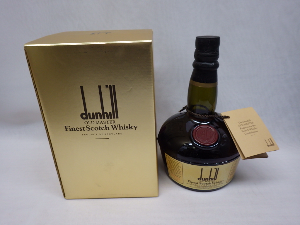 古酒 未開栓 dunhill ダンヒル OLD MASTER スコッチウイスキー 43