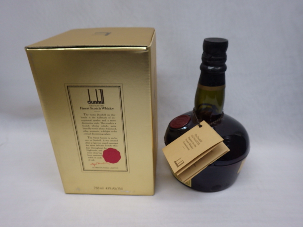 古酒 未開栓 dunhill ダンヒル OLD MASTER スコッチウイスキー 43