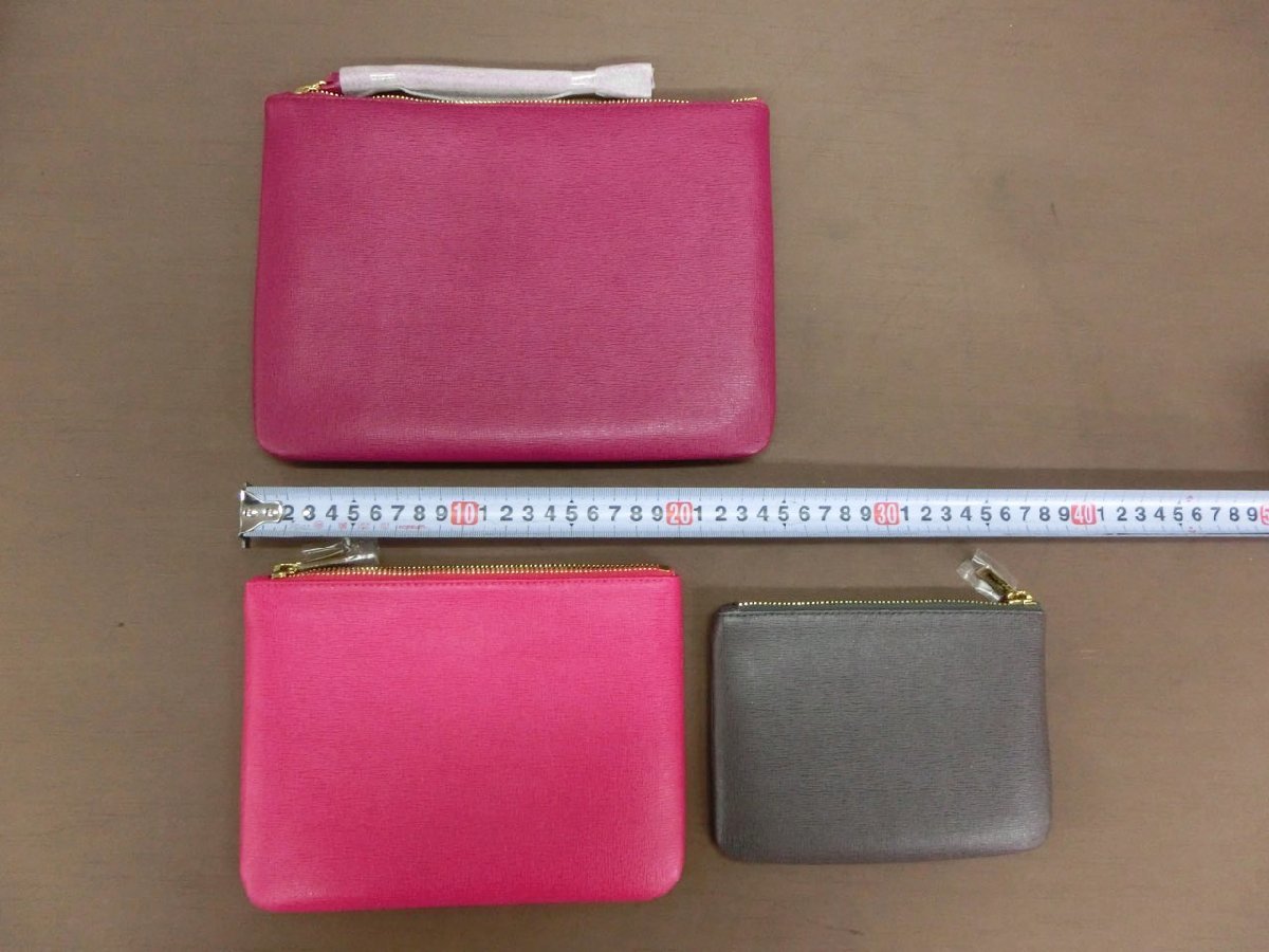 N-3865】未使用品 FURLA フルラ トリオポーチ 3点セット レディース 
