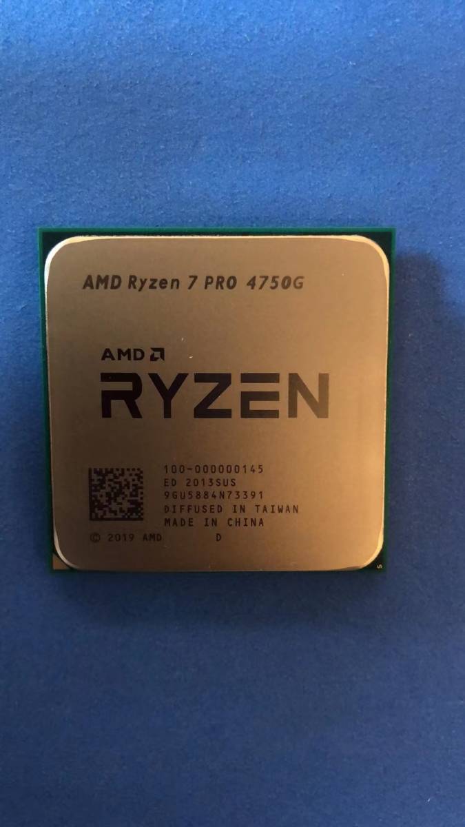 AMD Ryzen 7 4750G 中古分解品 動作未確認ジャンク CPU 番号（1632
