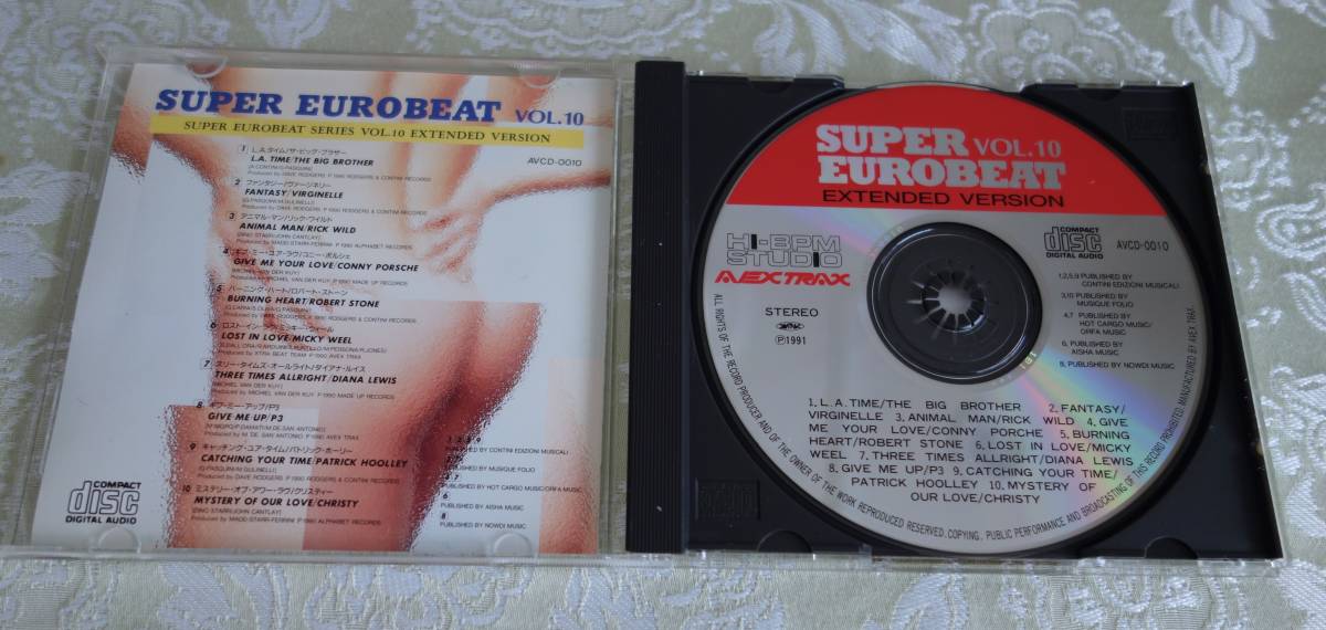 □CD SUPER EUROBEAT スーパーユーロビートVOL.10エクステンデット
