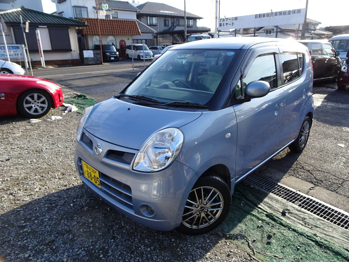 モコ 日産 FOUR 4WD 0 スマートキー シートヒーター X インテリキー 
