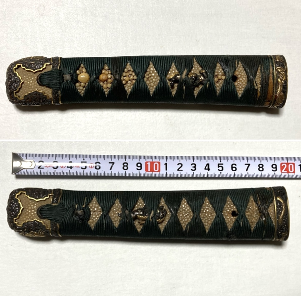 縁頭 刀装具 – 切羽 目貫 刀鍔 日本刀金具 雲龍図縁頭｜現代物金具の