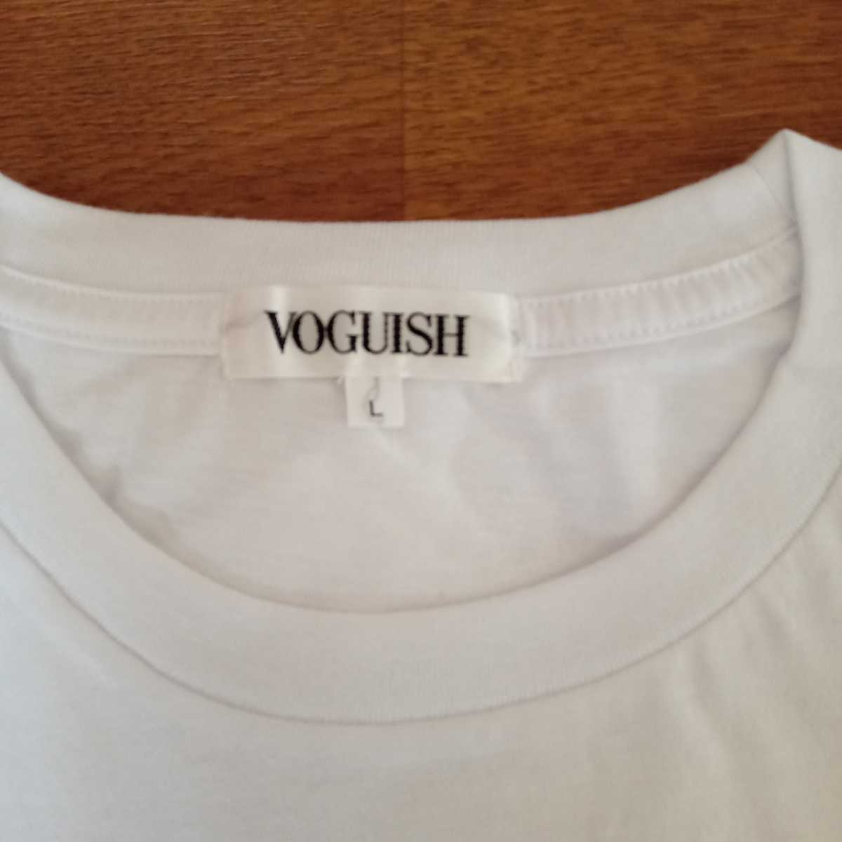 VOGUISH　宇都宮隆　コラボTシャツ　「ブルー」（半袖・Lサイズ）_4