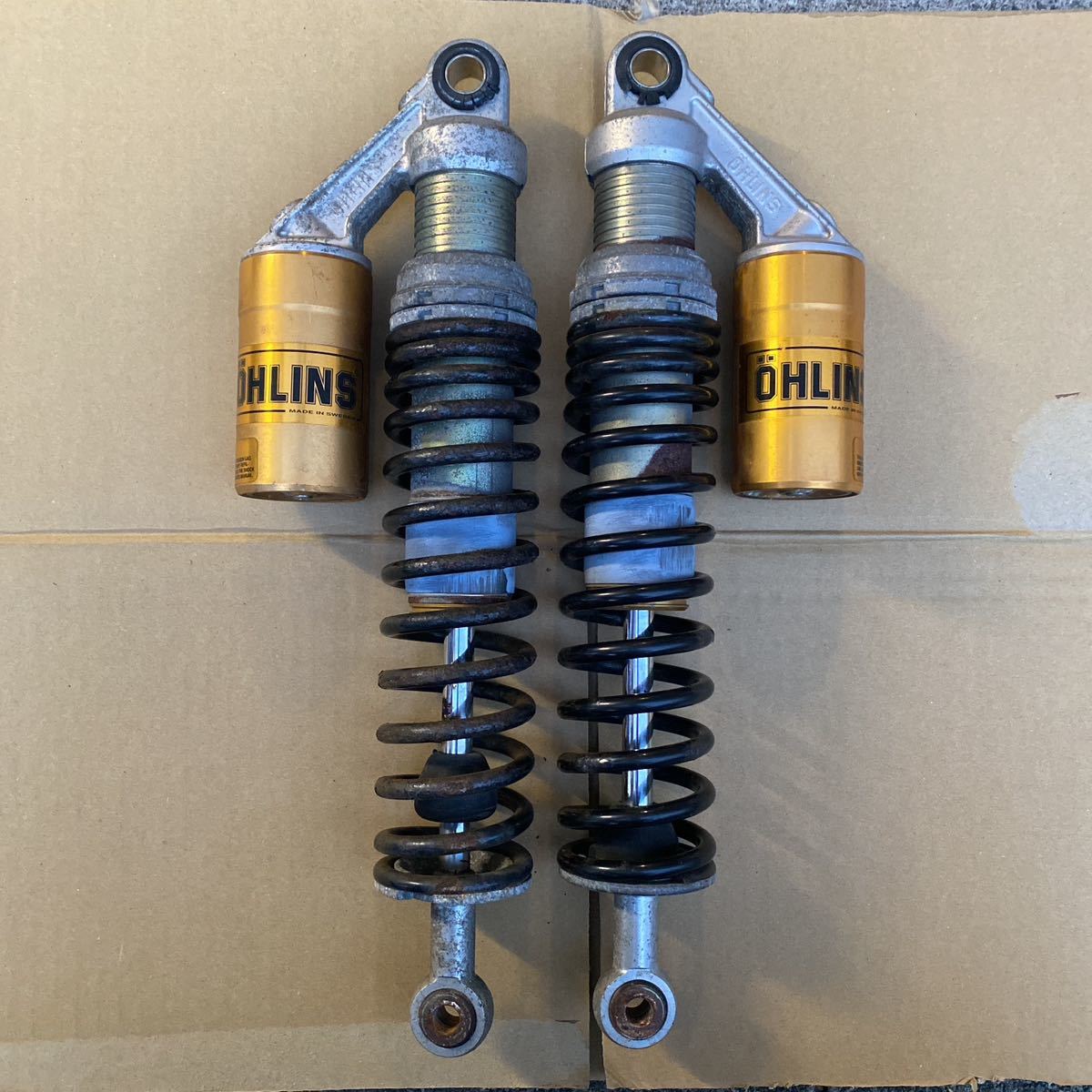OHLINS オーリンズ 360mm ZRX400からの取外し KAWASAKI カワサキ 川崎
