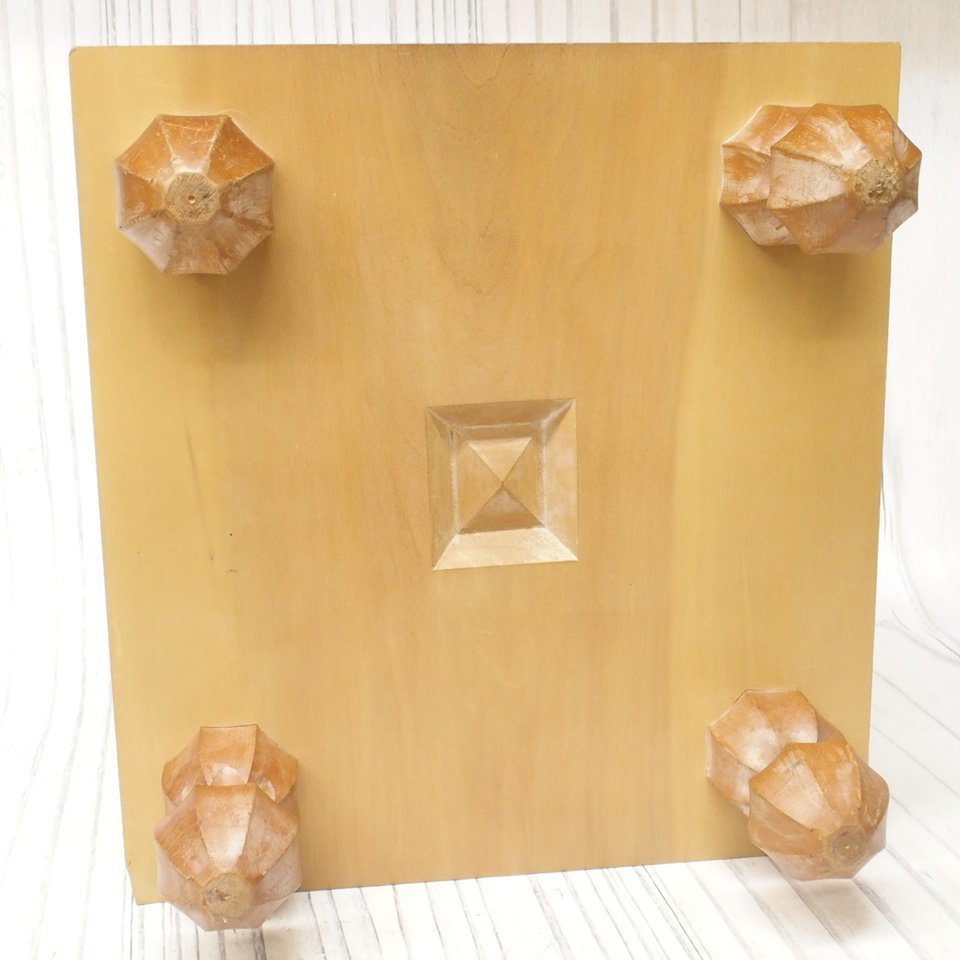 m001 J 碁盤 井上一郎製作所寄贈 45.5×42×27cm 厚み15cm 井上賞 囲碁
