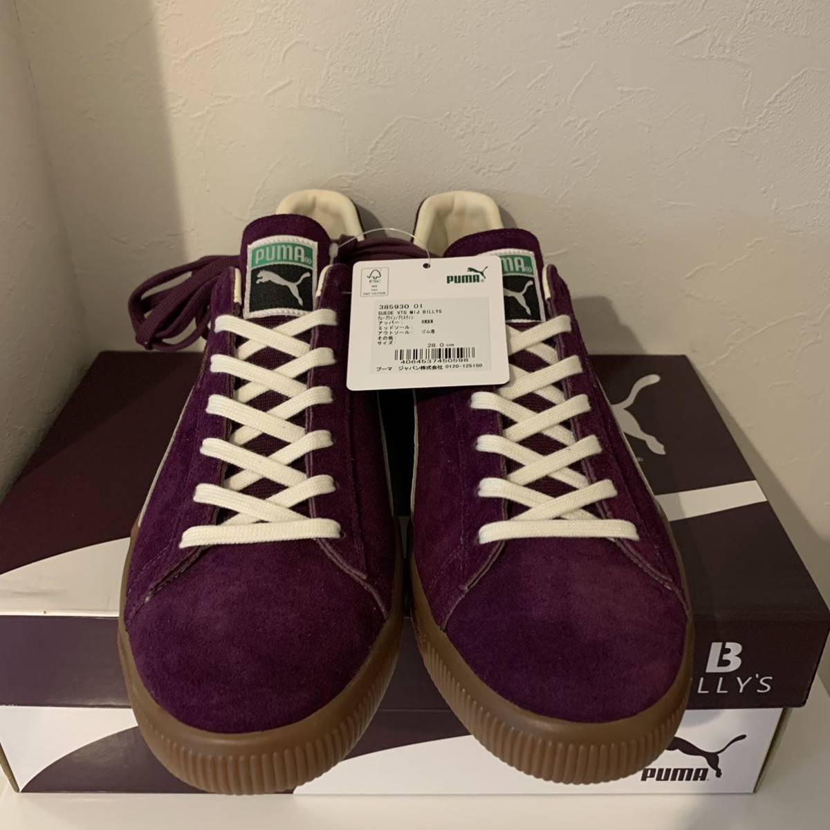 新品未使用 PUMA SUEDE VTG MIJ BILLYS （3859304-01）28.0cm / suede 