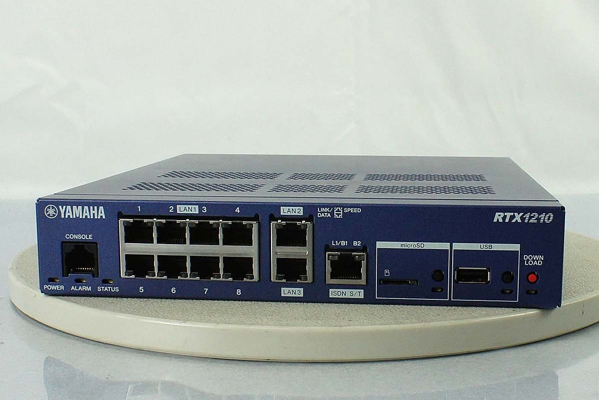 ファーム 最新 Rev.14.01.41 初期化済 YAMAHA RTX1210 ギガアクセス VPN ルーター ネットワーク ブロードバンド ルータ ヤマハ S021304