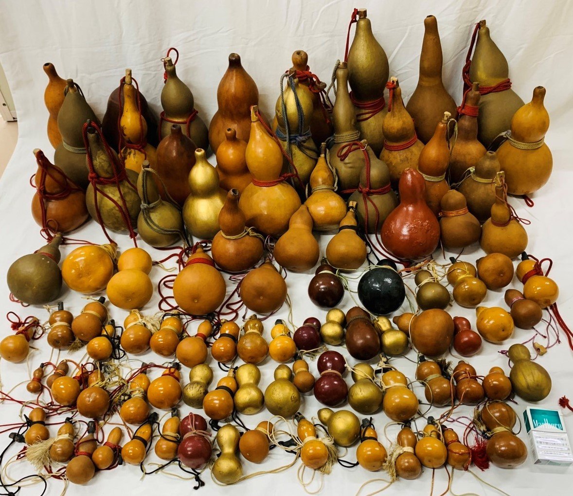 ショップ 骨董 瓢箪 富貴佳器 瓢箪型飾壺 高さ31cm 骨董風インテリア