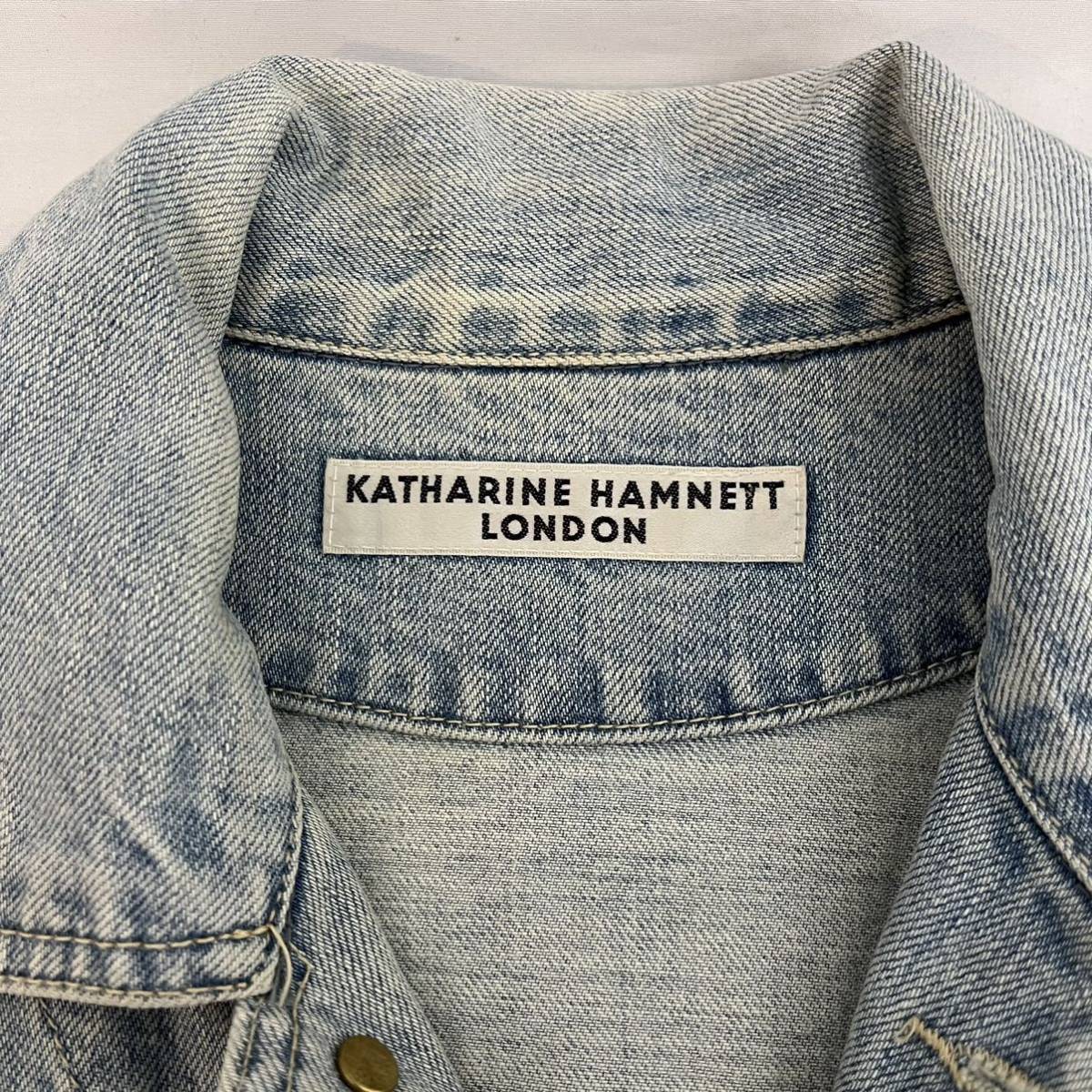 KATHARINE HAMNET LONDON キャサリンハムネット ロンドン デニム 