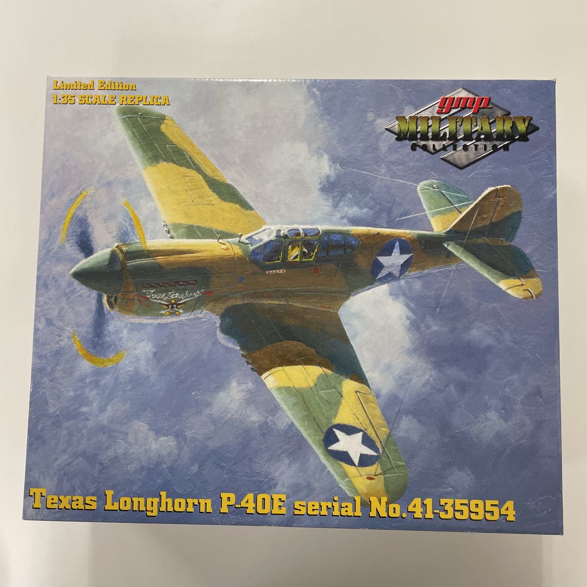 人気セール，新品 内 1/35 GMP MILTTARY COLLECTION Texas Longhorn P-40E シリアル no.41-35954 戦闘機 ダイキャスト 230219p07(軍用機)｜売買されたオークション情報、yahooの商品情報をアーカイブ公開 - オークファン 軍用機
