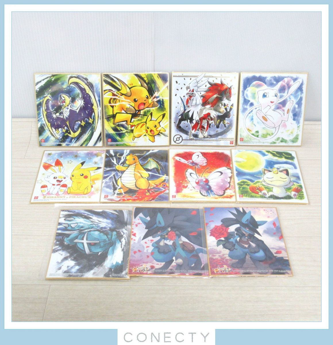 未開封】ART ポケモン色紙 箔押しあり他 12枚セット まとめ売り【J2 