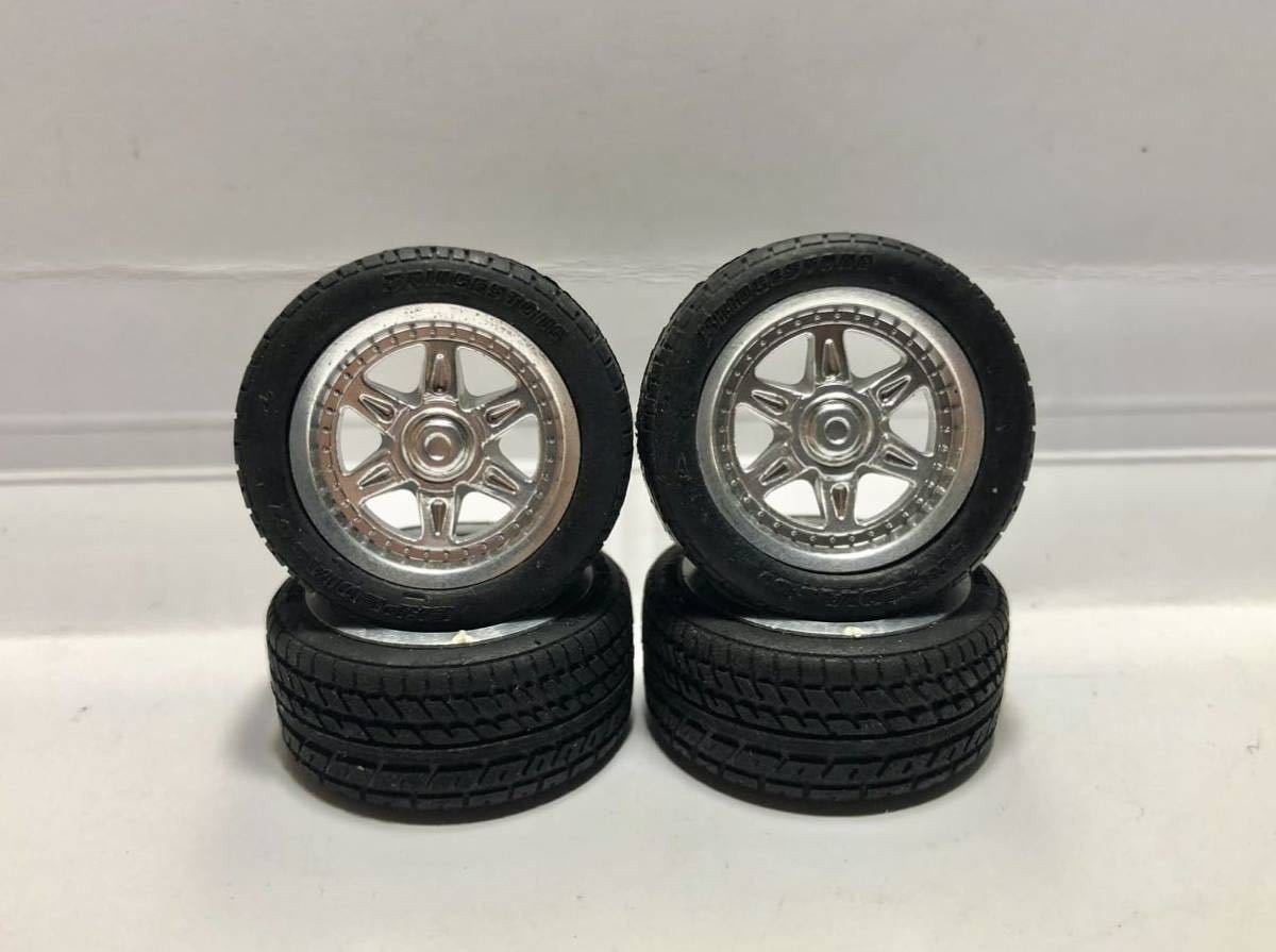 アオシマ 1/24 プラモデル 用 TOMEI TMR Sパーツ タイヤ ホイール のみ 