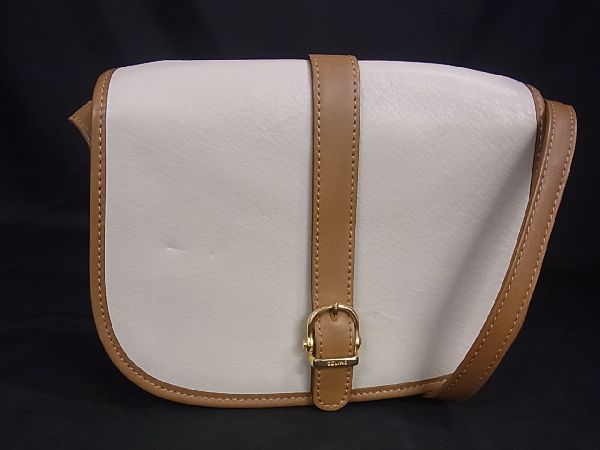 1円 CELINE セリーヌ クロスボディ レザー ショルダーバッグ 斜め