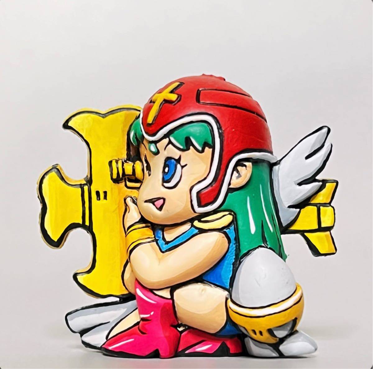 ビックリマン 消しゴム フィギュア クロスエンジェル リペイント 塗装 