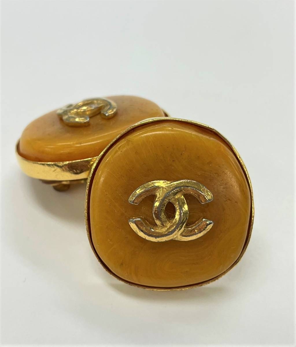 イヤリング シャネル ココマーク CHANEL ヴィンテージ ココ ゴールド 