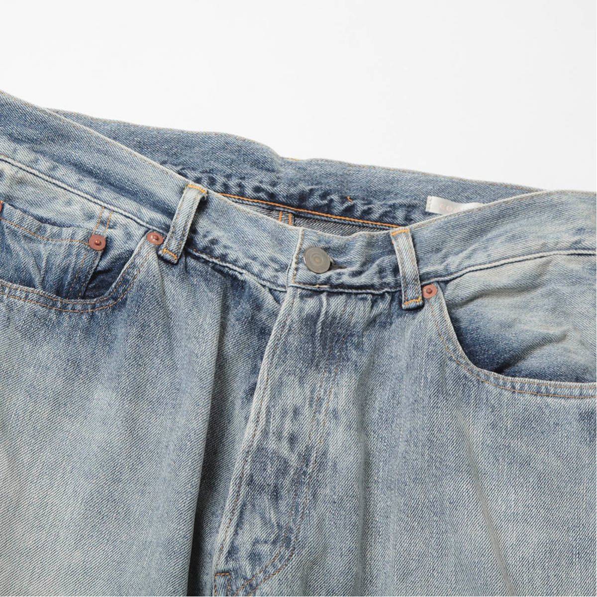comoli コモリ ブリーチデニム デニム 2023 S/S サイズ1 新品 新作  