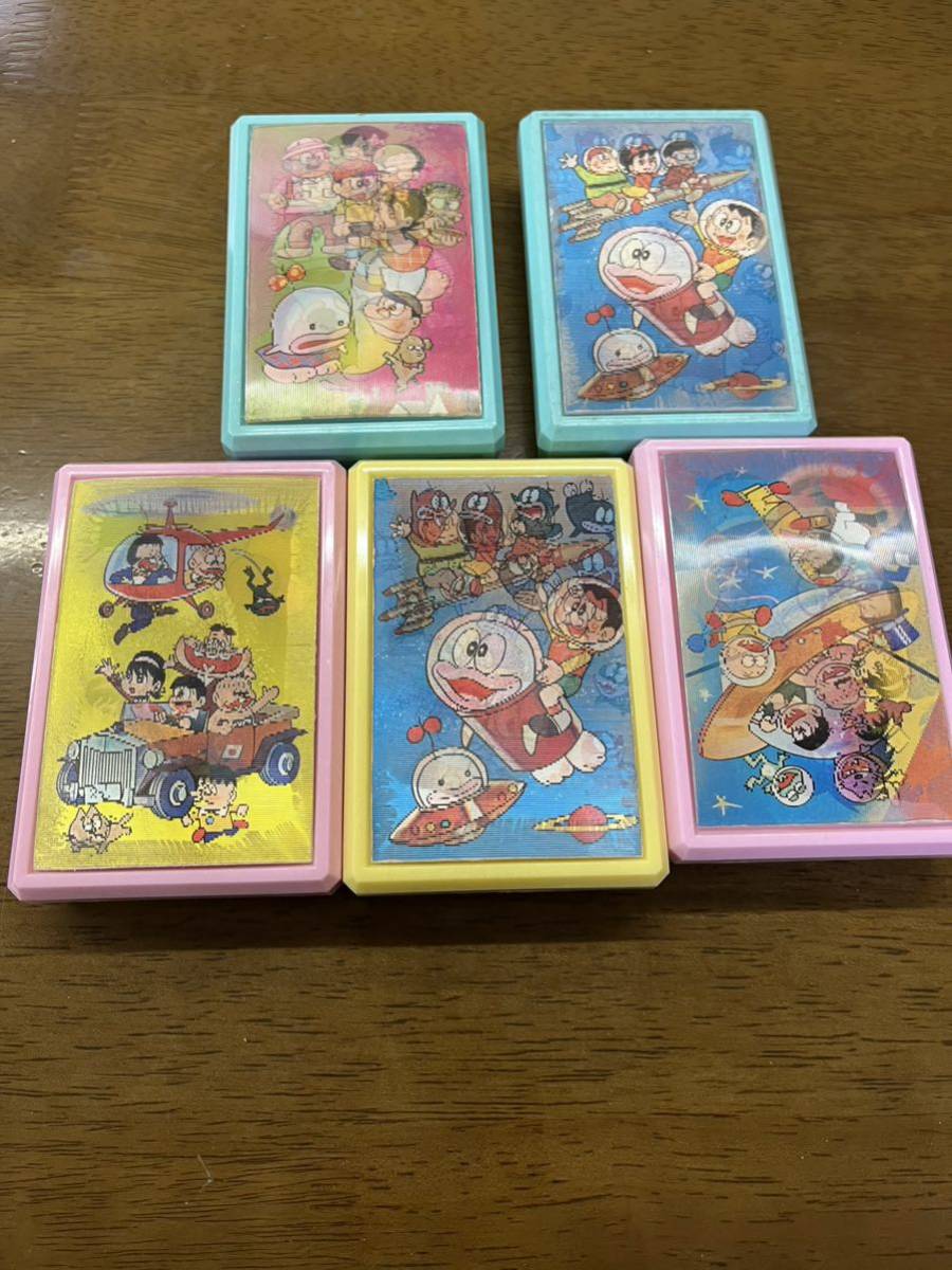 1-258 おそ松くん トランプ 当時物 未開封品 トランプ類税証紙付き 5個 