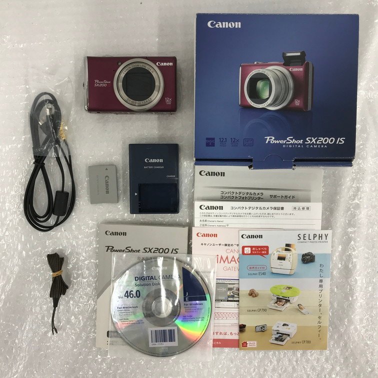 BBAN9007】キヤノン Canon PowerShot SX 200 IS 通電確認済み Canon