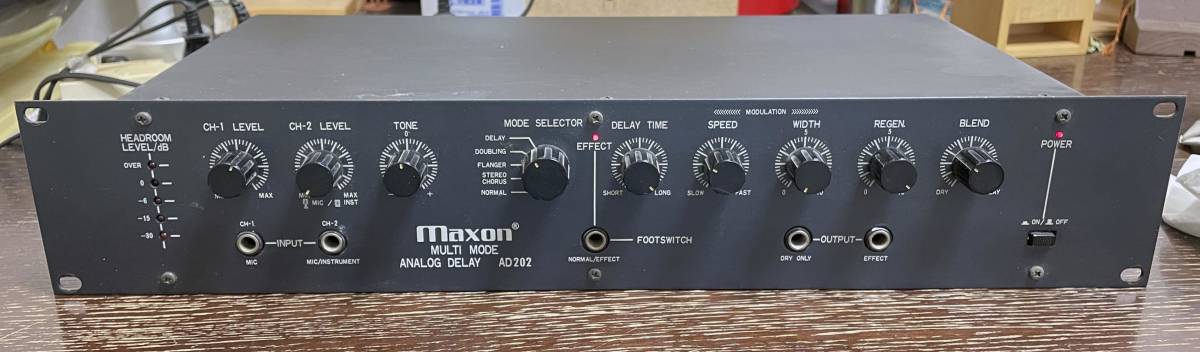 Maxon AD202 MULTI ANALOG DELAY AD202 Maxon Delay AD-202 IBANEZ
