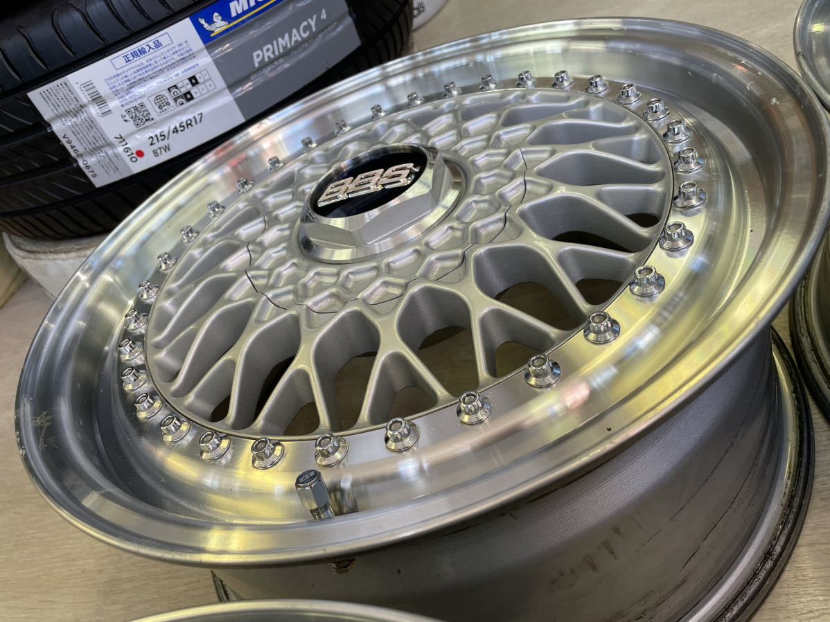 1円〜売り切り！希少！絶版モデル！BBS RS（RS137）16インチ 7J+45