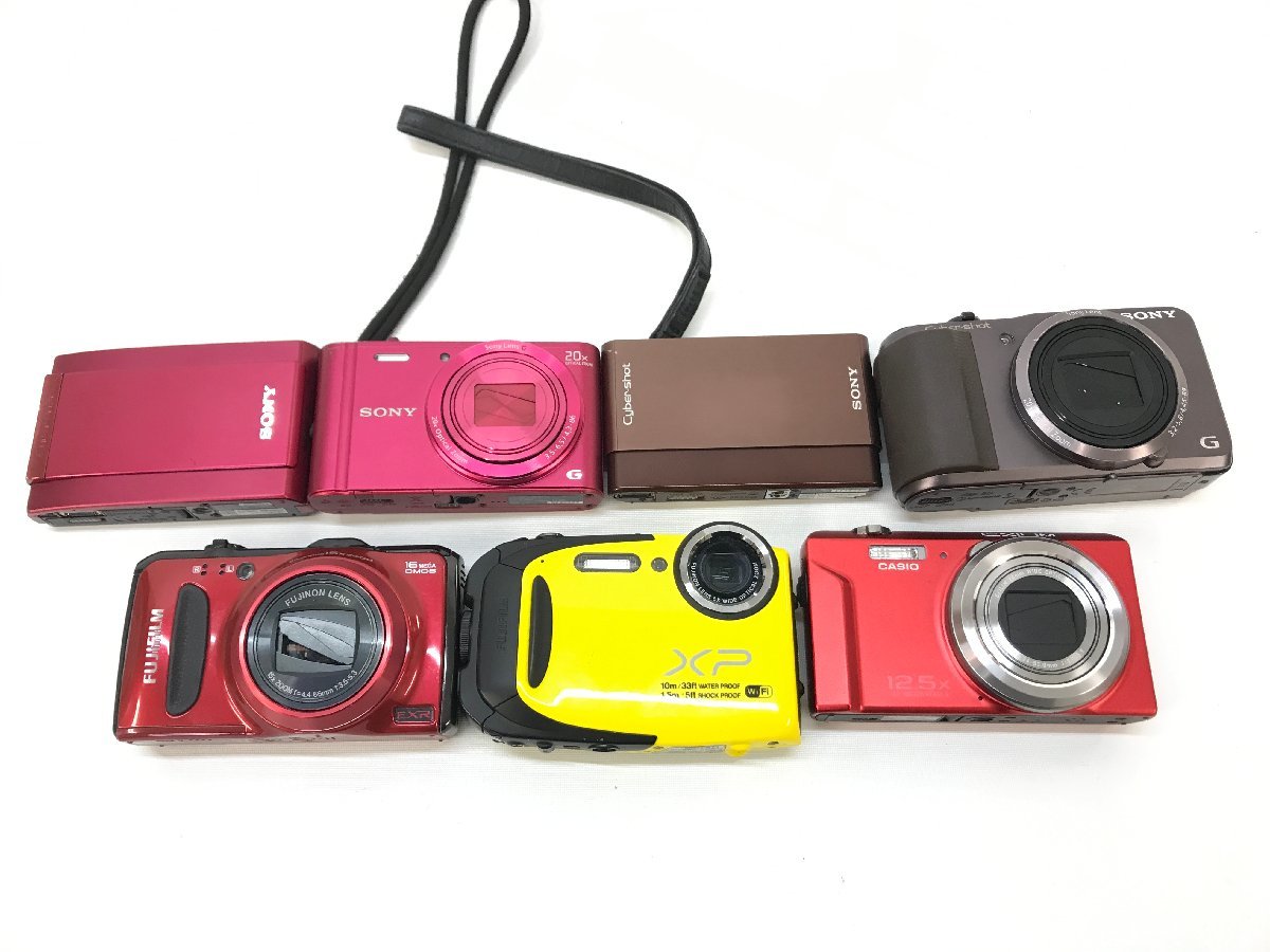 100%新品，格安 １円 SONY CASIO FUJIFILM DSC-T77 DSC-T300 DSC-HX30V DSC-WX300 XP70 F550EXR EX-ZS160 デジカメ 7台まとめ ジャンク Y2-10-A(コンパクトデジタルカメラ)｜売買されたオークション情報、yahooの商品情報をアーカイブ その他