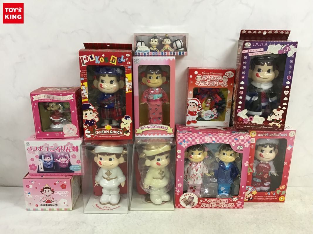 1円〜 ジャンク スイーツ晴れ着ペコちゃん、ペコポコ 不二家の新