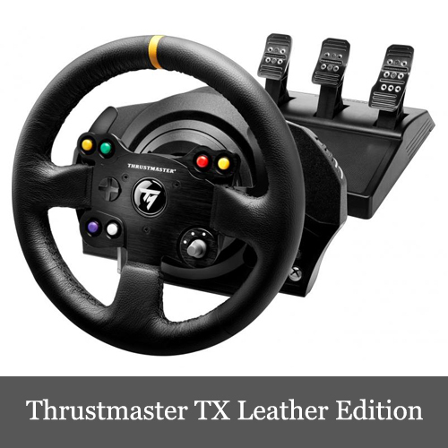 新品開封未使用 スラストマスター Thrustmaster TX Racing Wheel Leather Edition レーシング ホイール 輸入版 Xbox One/PC 対応