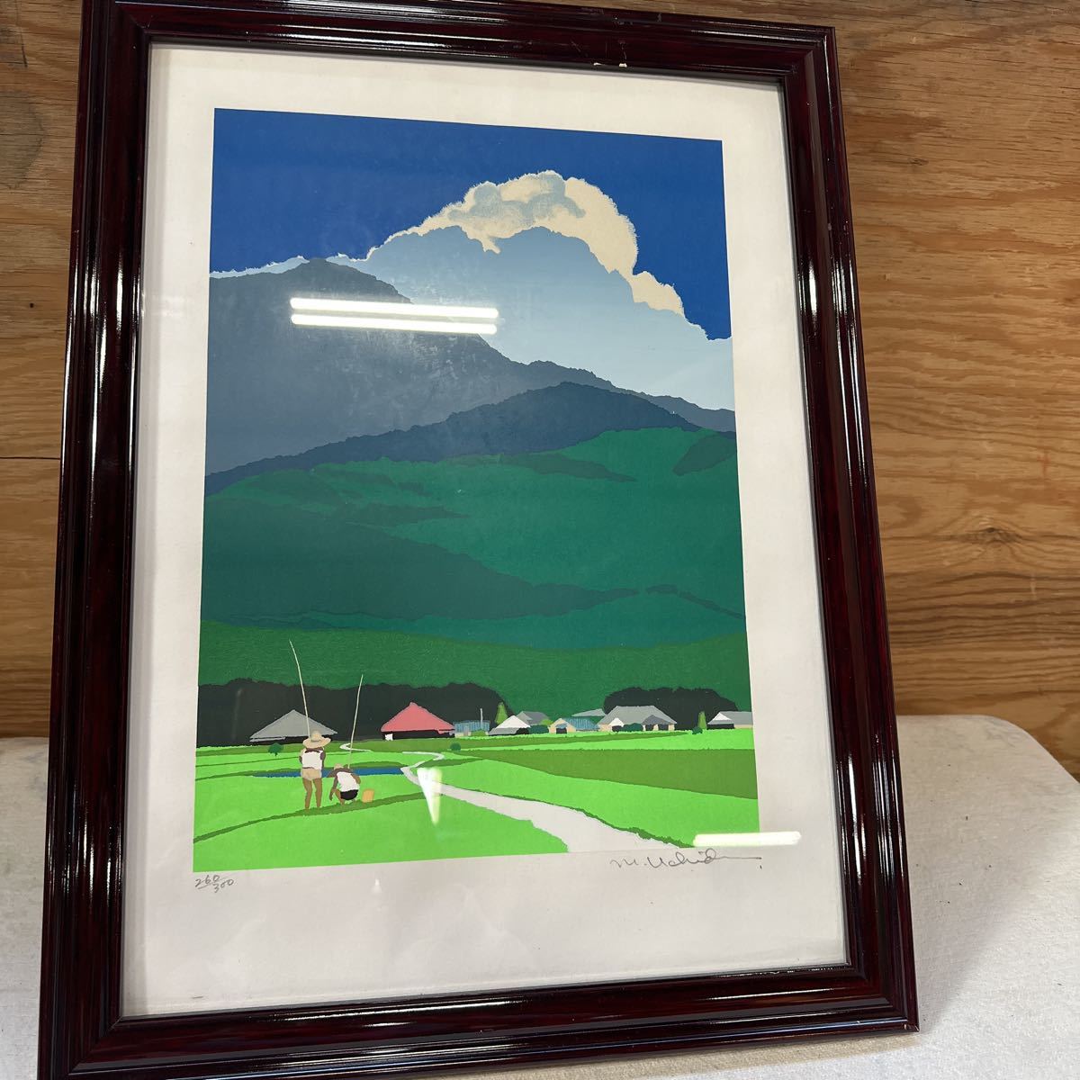 絵画 版画 300/260 ヒロヤマガタ シルクスクリーン (絵画)｜売買された