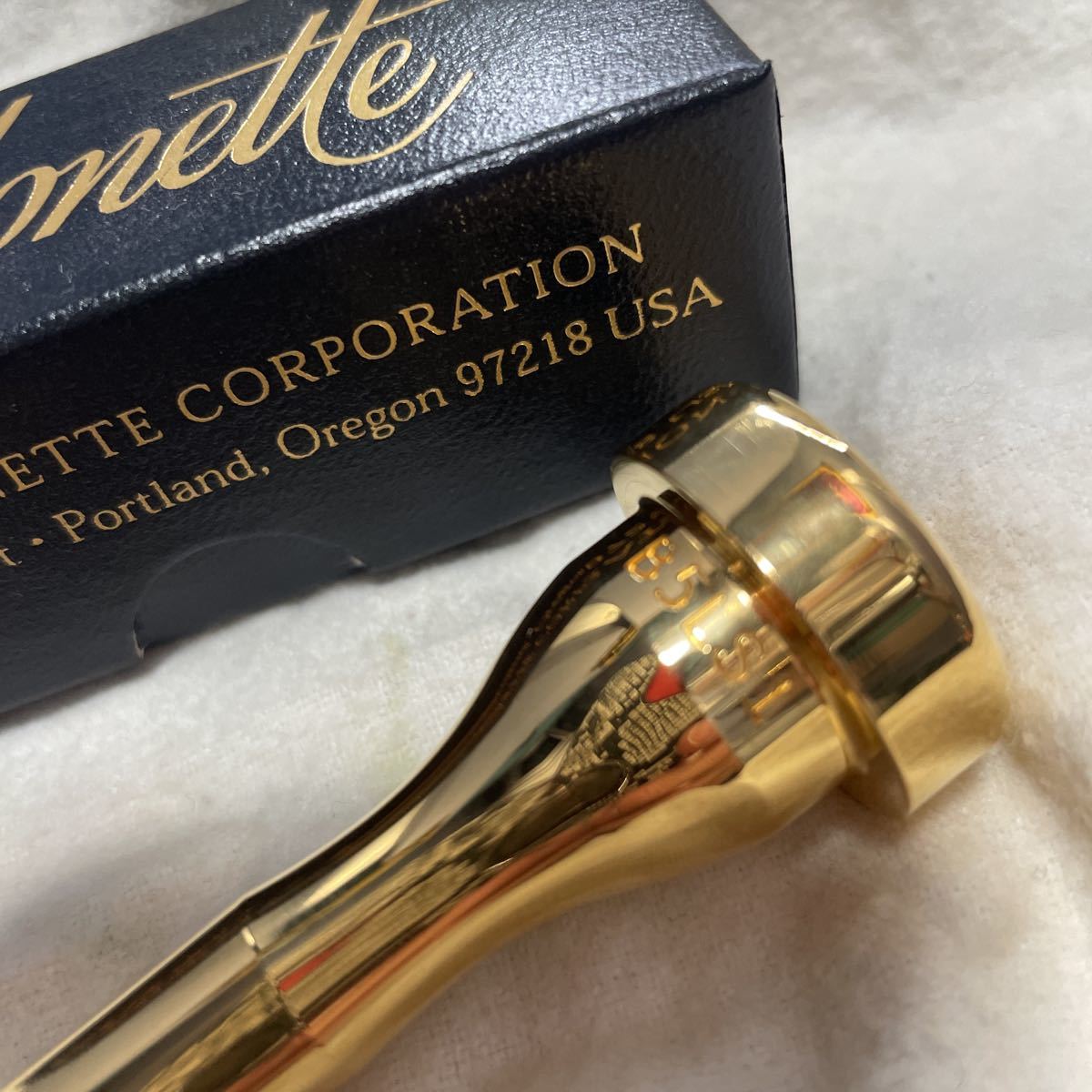 MONETTE XLT B5LS1 トランペットマウスピース モネット 金メッキ