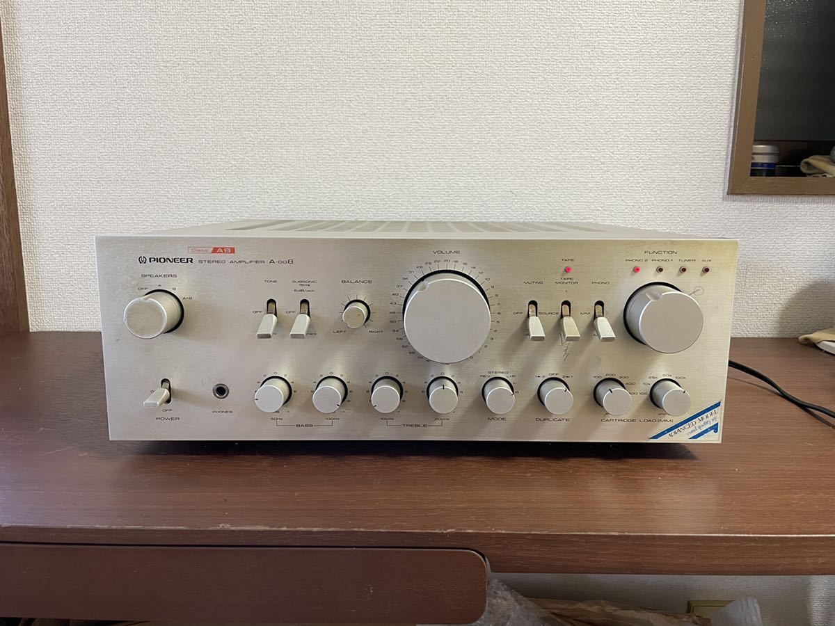 Pioneer A-008 プリメインアンプ 動作品 A-008 プリメインアンプ PIONEER パイオニア Pioneer オーディオ機器