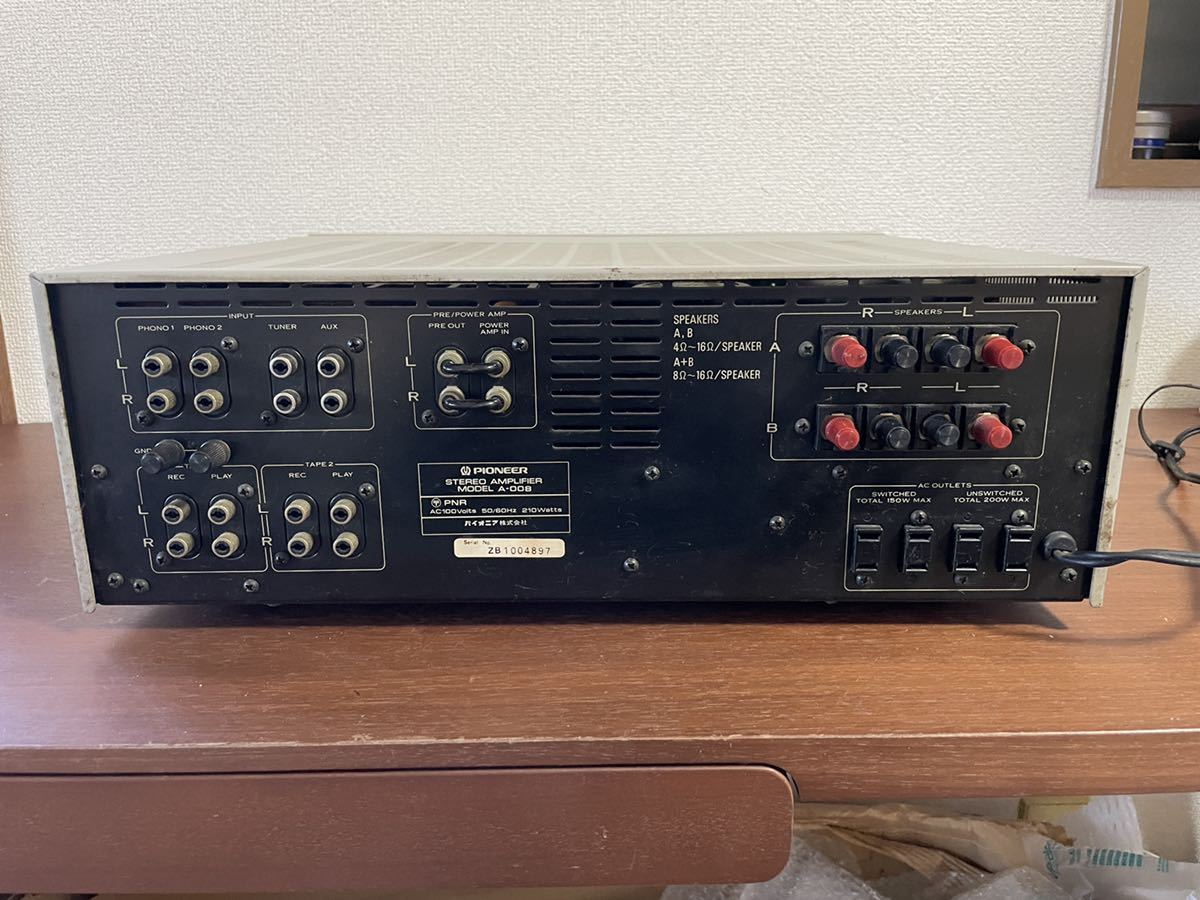 A-008 プリメインアンプ PIONEER パイオニア Pioneer オーディオ機器