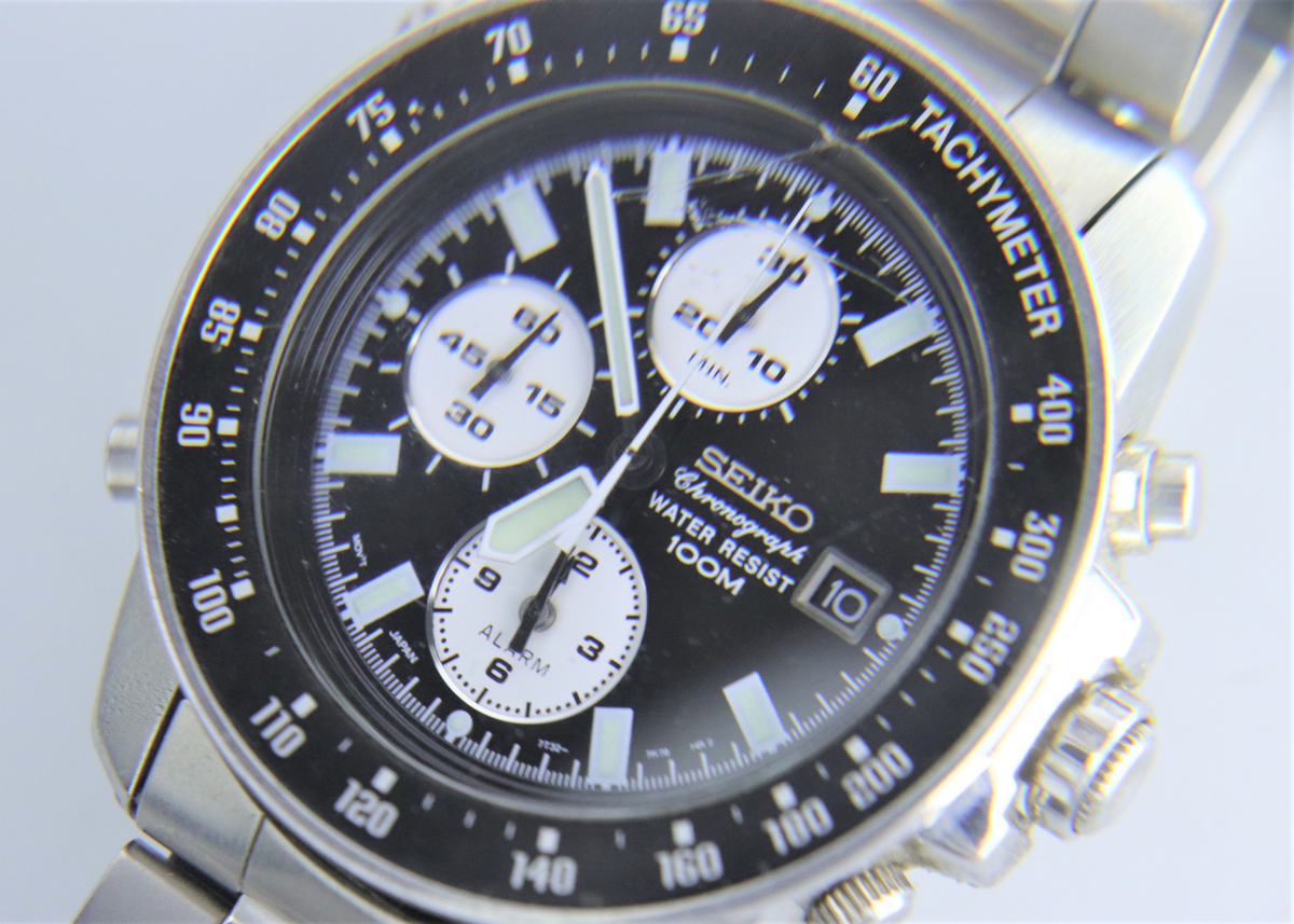 セイコー SEIKO メンズ 腕時計 クロノグラフ シルバー 7T32 【公式通販】