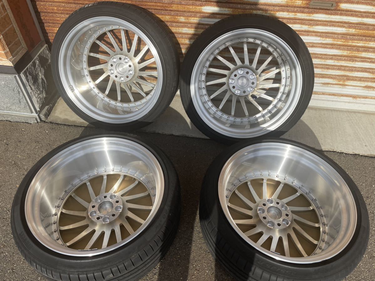 BC FORGED アメ鍛 20インチ PCD112 9.5j ＋42 ピレリP ZERO255/35R20 2 