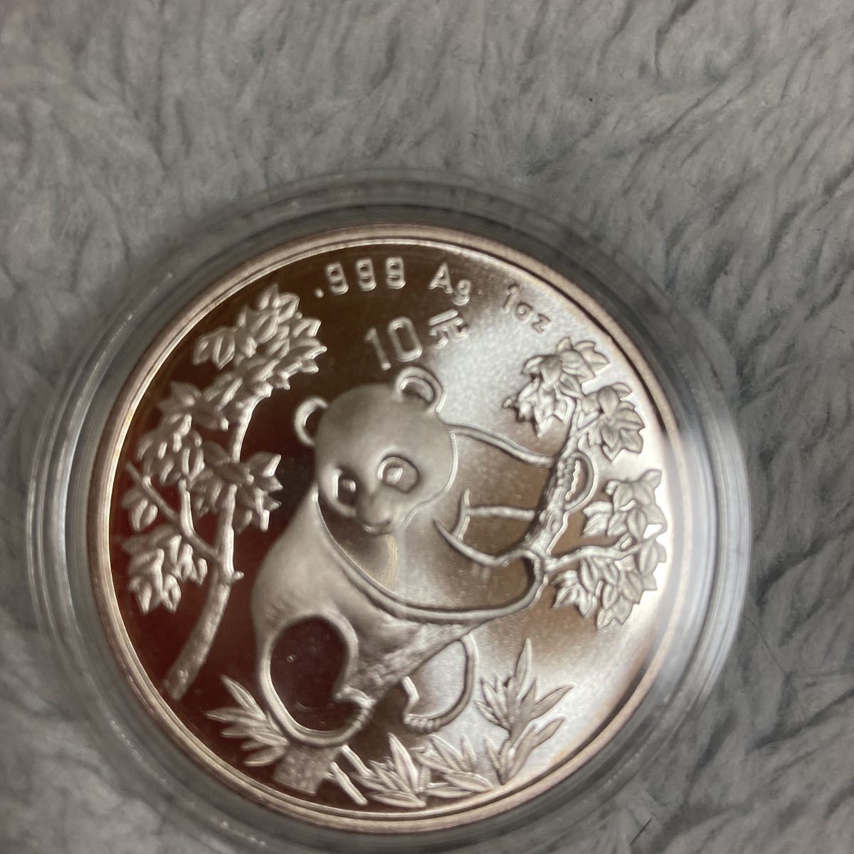 中国 記念コイン 銀貨　未使用　パンダ 中国 パンダ銀貨 -