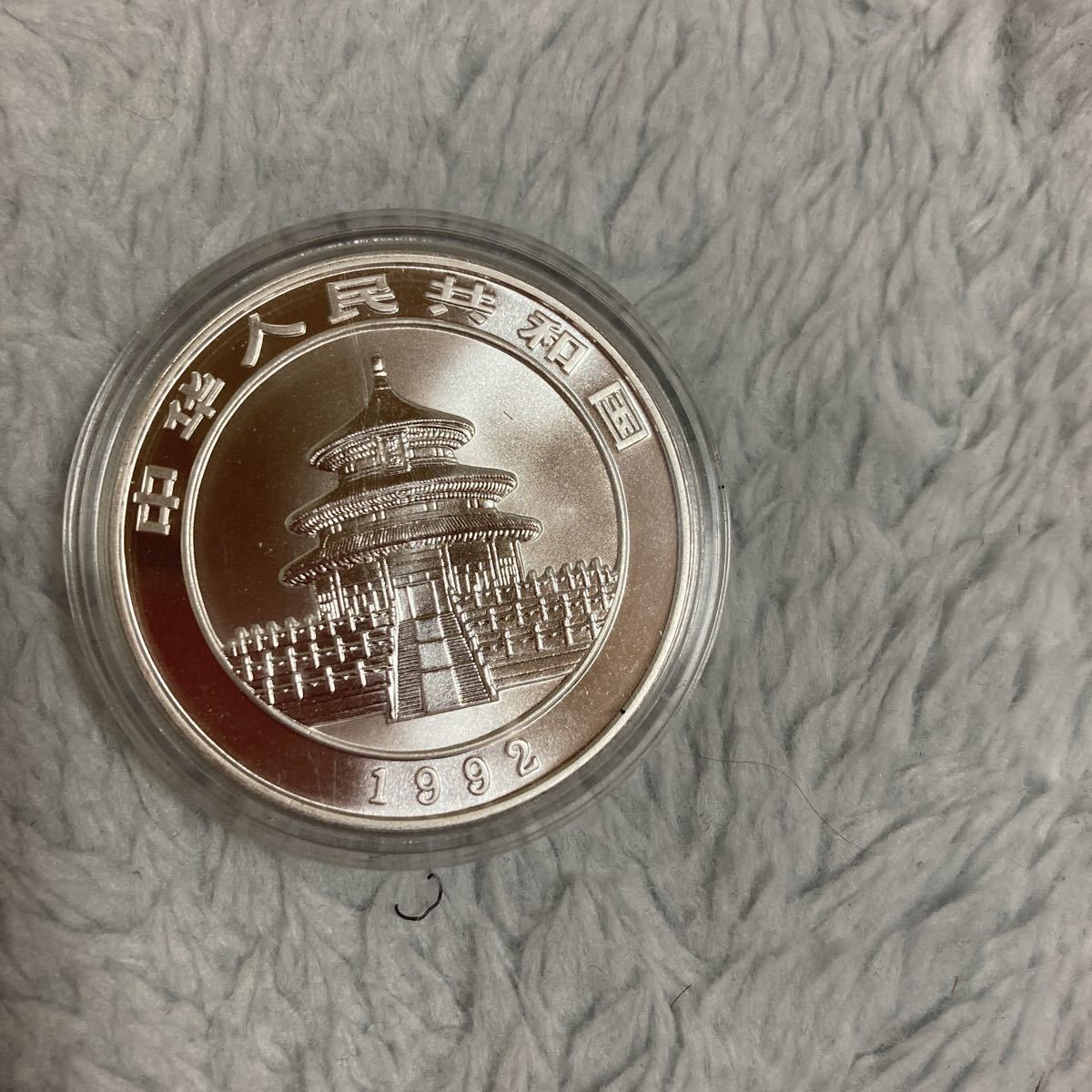 中国 記念コイン 銀貨　未使用　パンダ 中国 パンダ銀貨 -