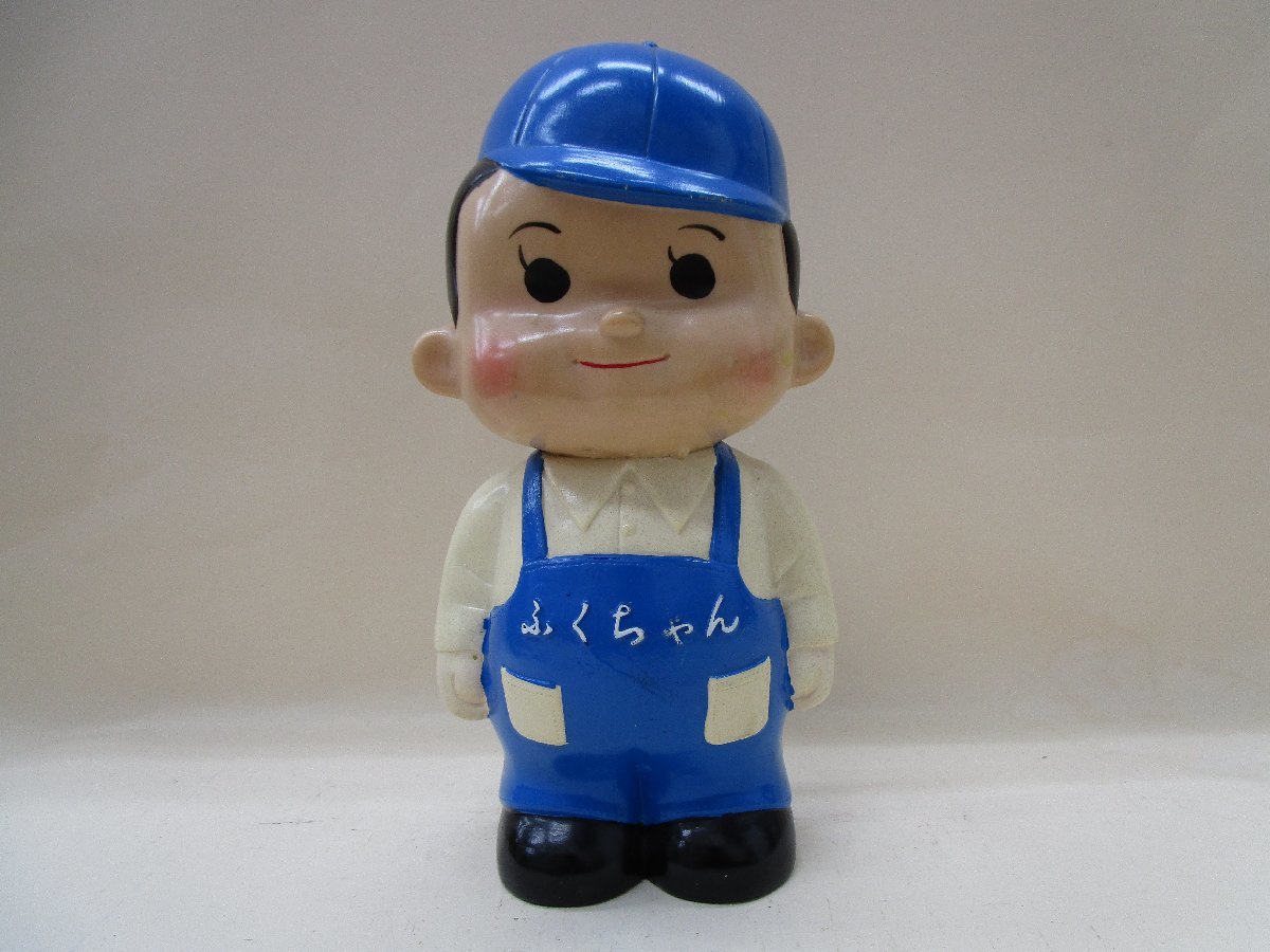 福井銀行「ふくちゃん」★カウンター貯金箱・ソフビ・昭和レトロ★約25cm★H4959