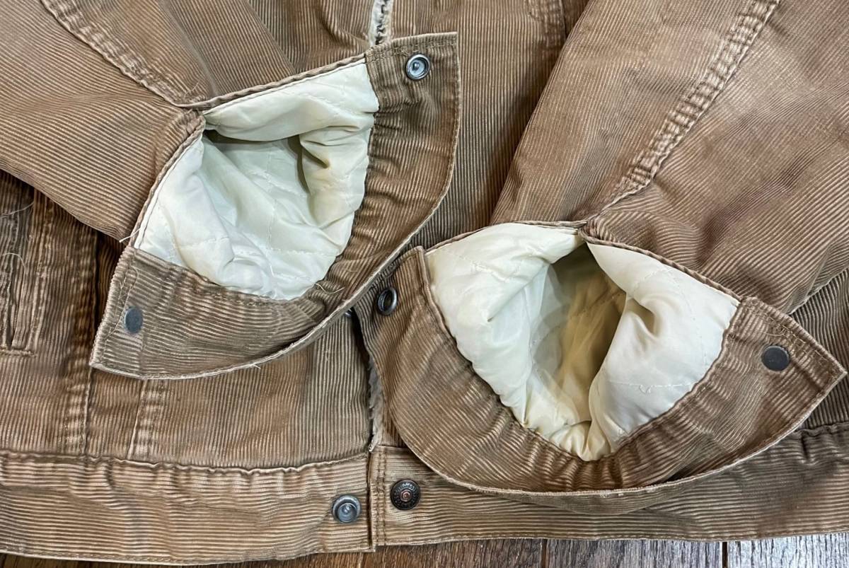 70's Levi's リーバイス 70608-1523 コーデュロイ ボアジャケット