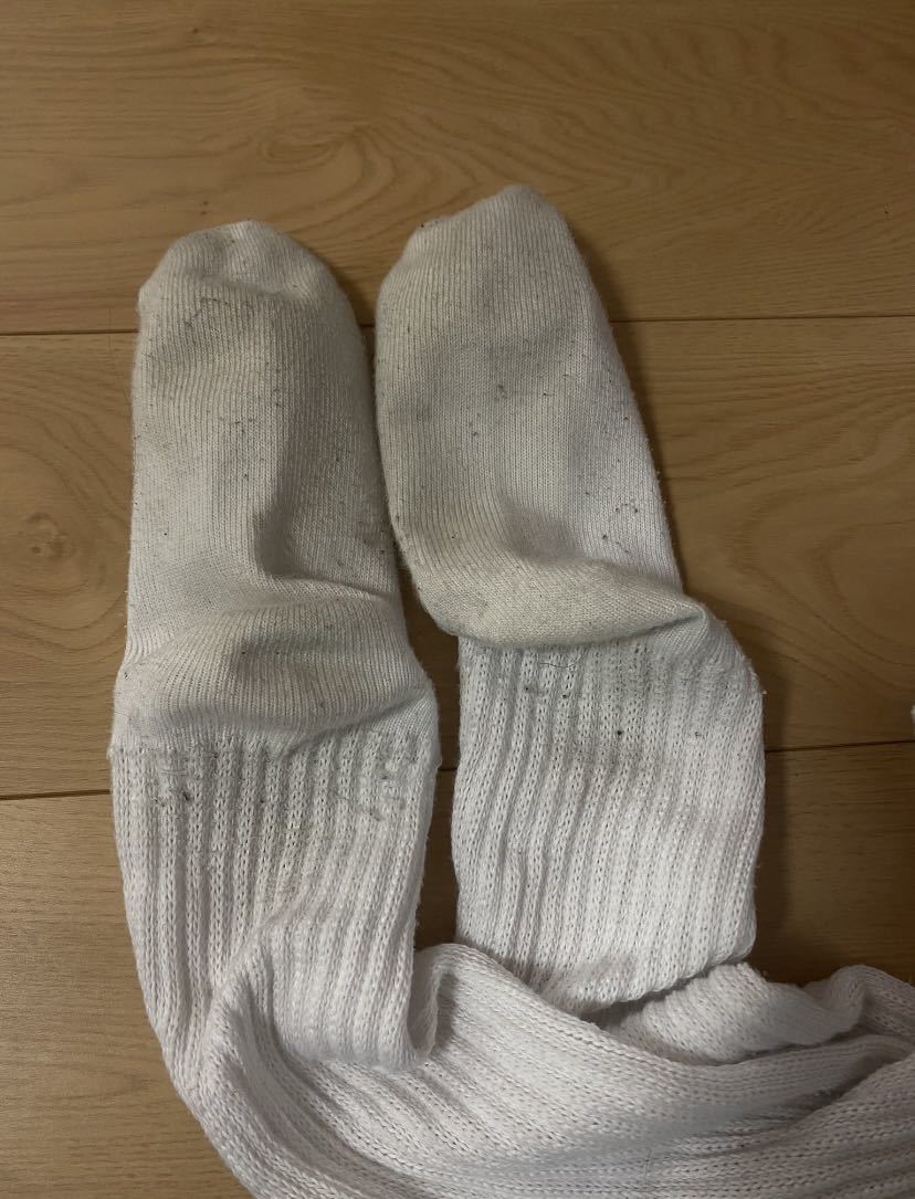 【中古】ルーズソックス　（オマケ付き） 大人気 ルーズソックス80cm 白 18〜24cm ルーズソックス｜Yahoo!フリマ