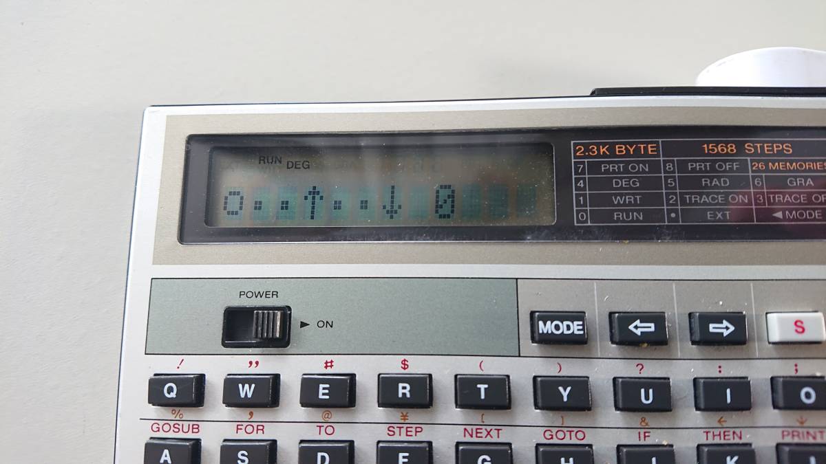 カシオのポケコン PB-200 Casio CASIO computer Pocket PB200 : Diary