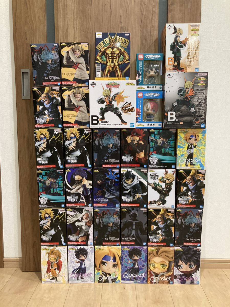 未開封品34個 ヒロアカ フィギュア 一番くじ 爆豪 勝己 オールマイト 