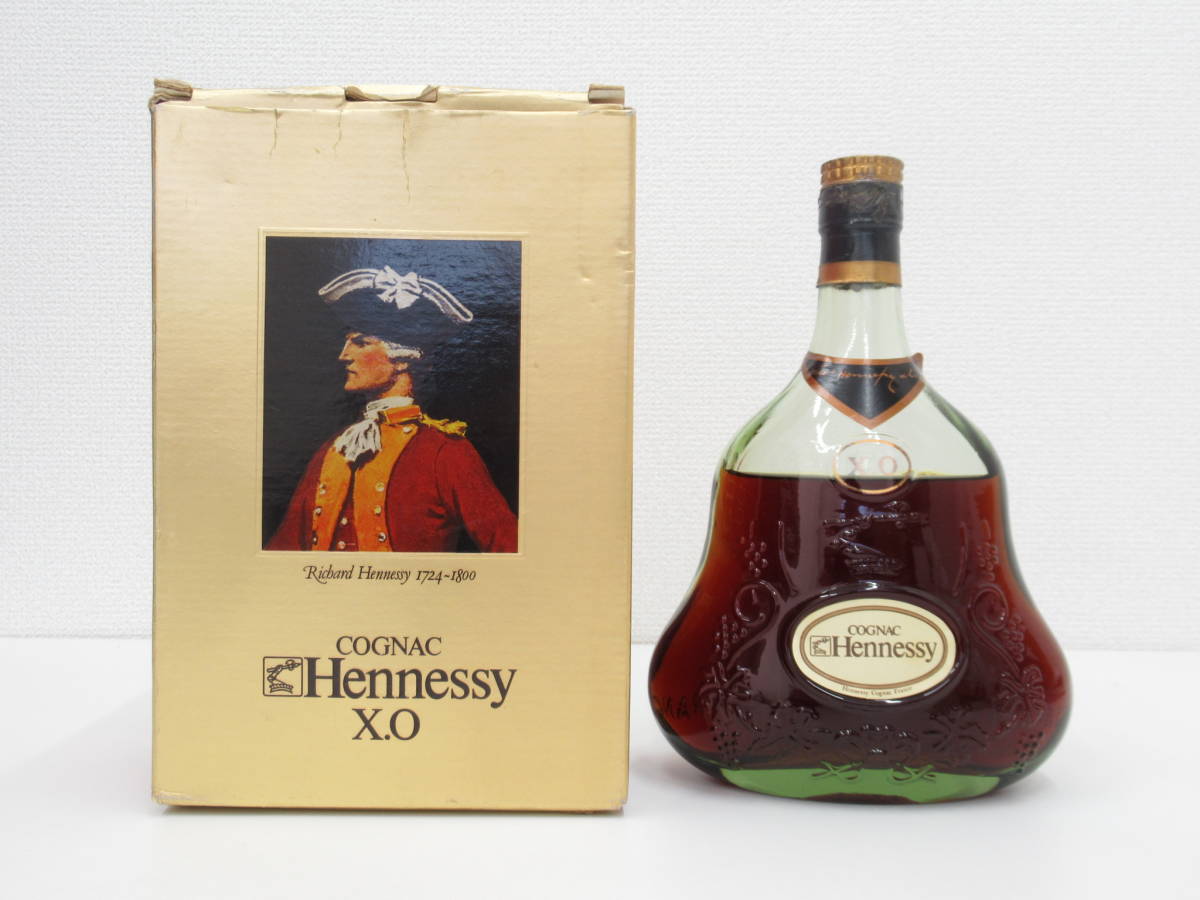 古酒】Hennessy ヘネシー XO グリーンボトル コニャック ブランデー 40