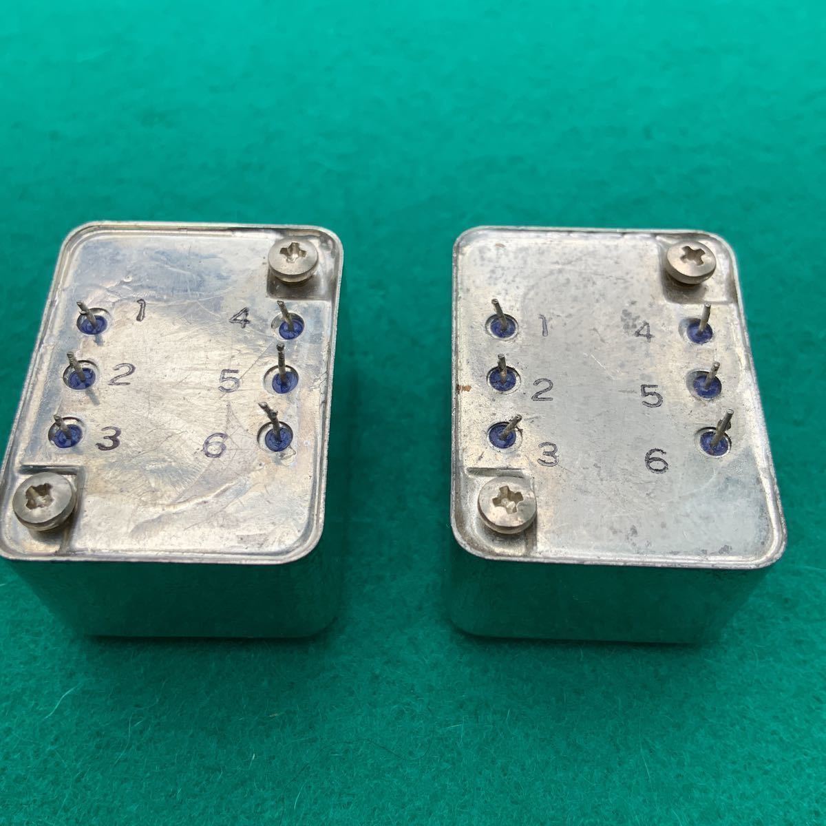 即購入OK様 ライントランスXLR平衡入力Hanaoka E-8223 2個セット TAMURA NIHON