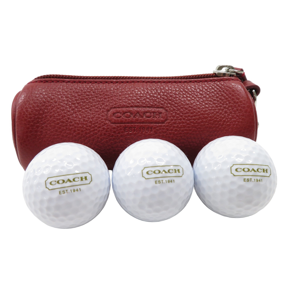 COACH ゴルフボールケース COACH コーチ ゴルフボールケース ポーチ