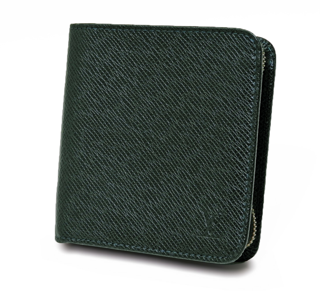 【LOUIS VUITTON】タイガ エピセア 二つ折り財布／ME30 美品】LOUIS VUITTON タイガ ジップ二つ折り財布 エピセア ☆札入れ