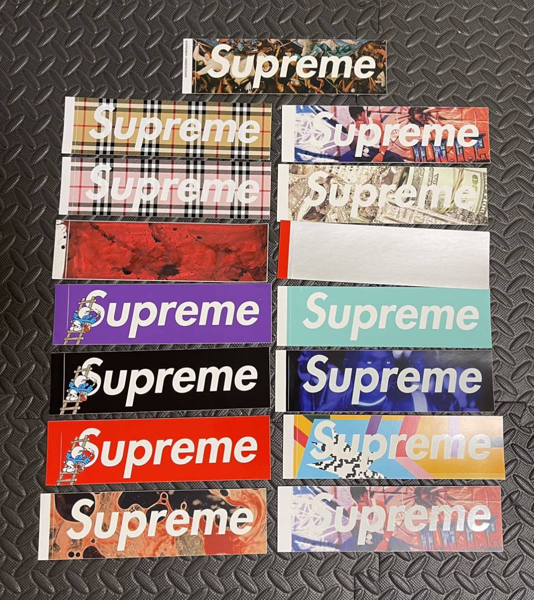 supreme シュプリーム ステッカー レア 希少 コラボ 15種 supreme シュプリーム ステッカー 希少 レア 服飾小物 し 【公式